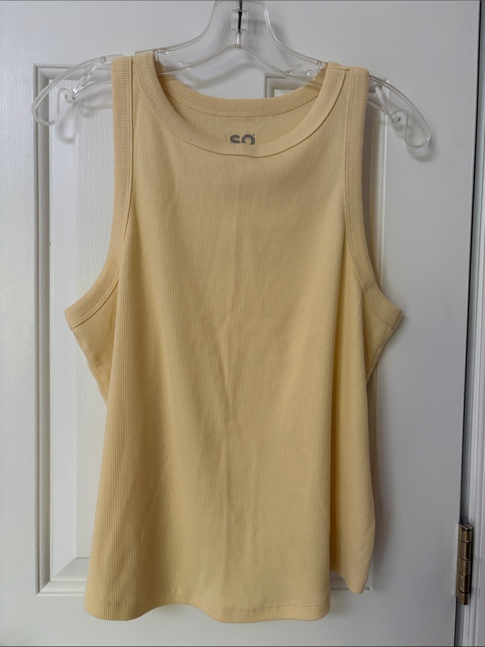 So ribbed tank top